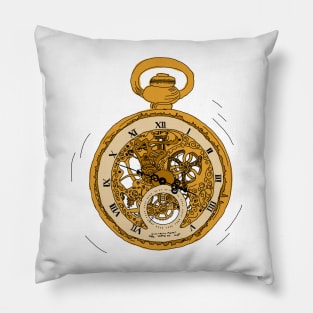 Illustrated Pocket Watch Pillow