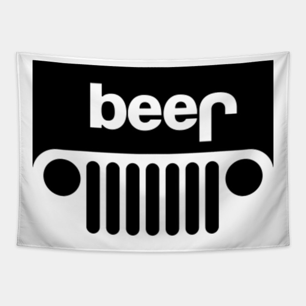 jeep beer beer tapestry teepublic teepublic