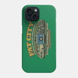 Fat City German Motor Specialists 1973 Phone Case