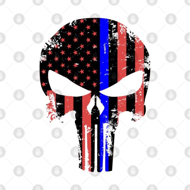 Skull USA by NerdsbyLeo