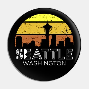 Seattle Washington Sunset Pin