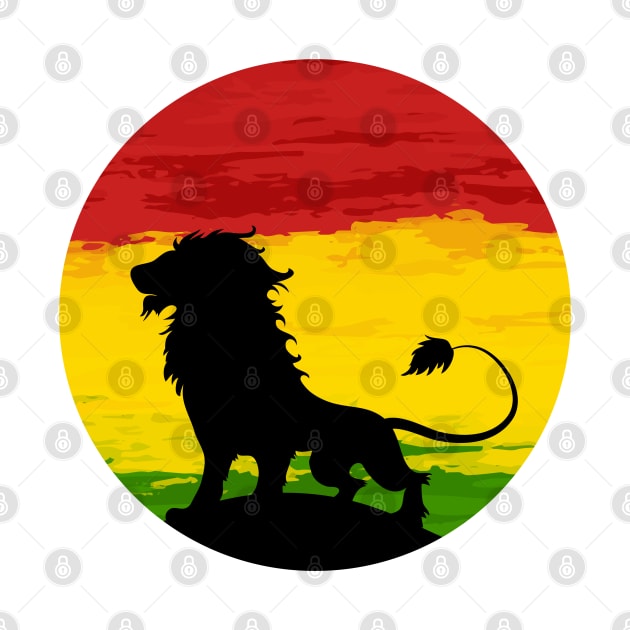 Rasta Lion by belhadj