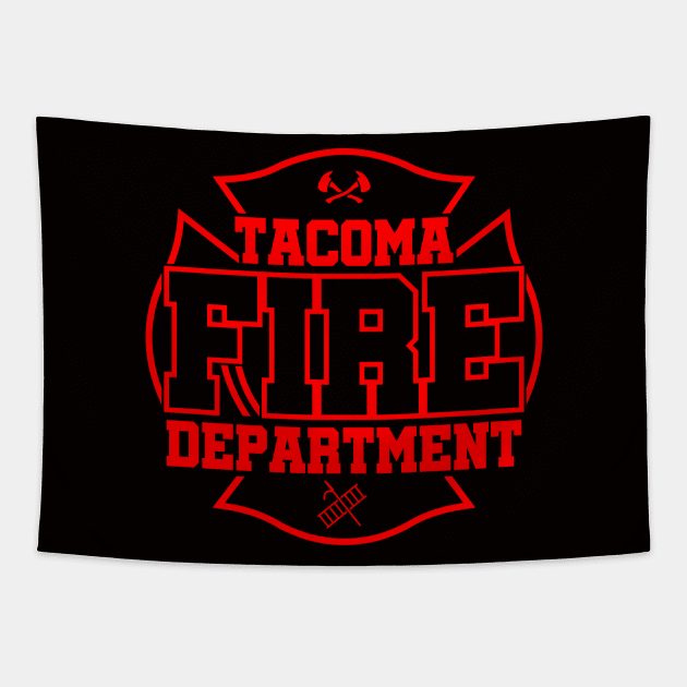 Tacoma FD Tapestry by Vault Emporium