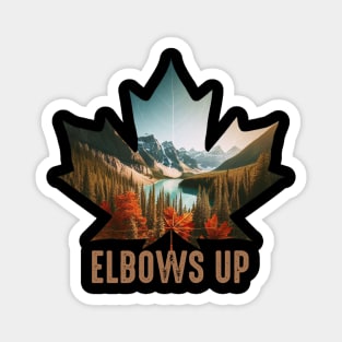 Elbows-UP Magnet