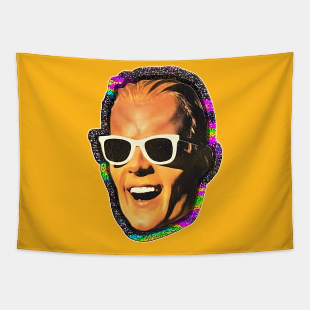 MAX HEADROOM / 80s Cult TV Show Tapestry by darklordpug