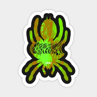 Tarantula Silhouette 57 (Tie Dye) Magnet