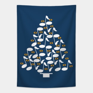 Musical Christmas Tree Tapestry