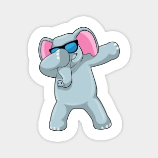 Elephant at Hip Hop Dance Dab Magnet