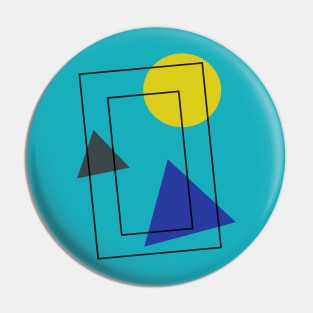 Shapes Mid Century Pin