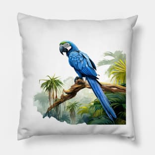 Hyacinth Macaw Pillow