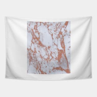 Intense rose gold marble Tapestry