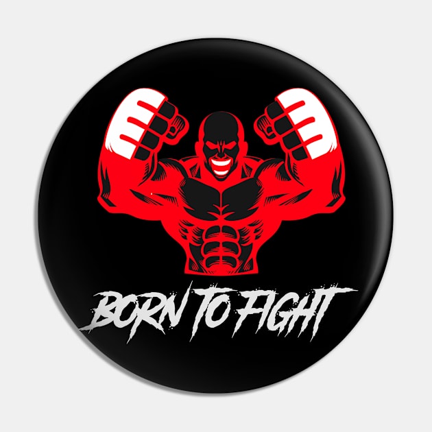 Born to fight Pin by Zodiac Mania