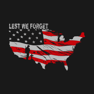 veteran - Lest we forget T-Shirt