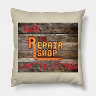 Even The Repair Shop Can't Fix Stupid! Pillow