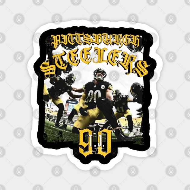 Steelers 90 Magnet by NFLapparel