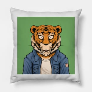 Cute Tiger Tshirt Pillow