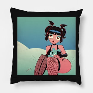 Demon Girl by IAMO Pillow