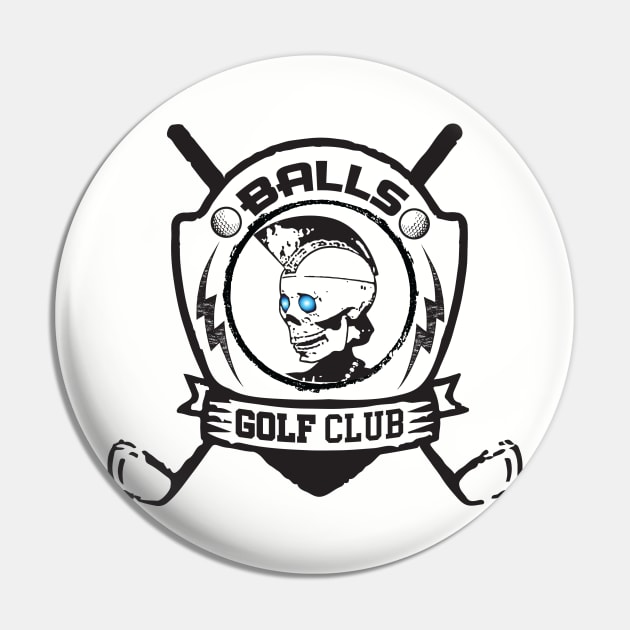 Balls Golf Club Logo Pin by silvercloud