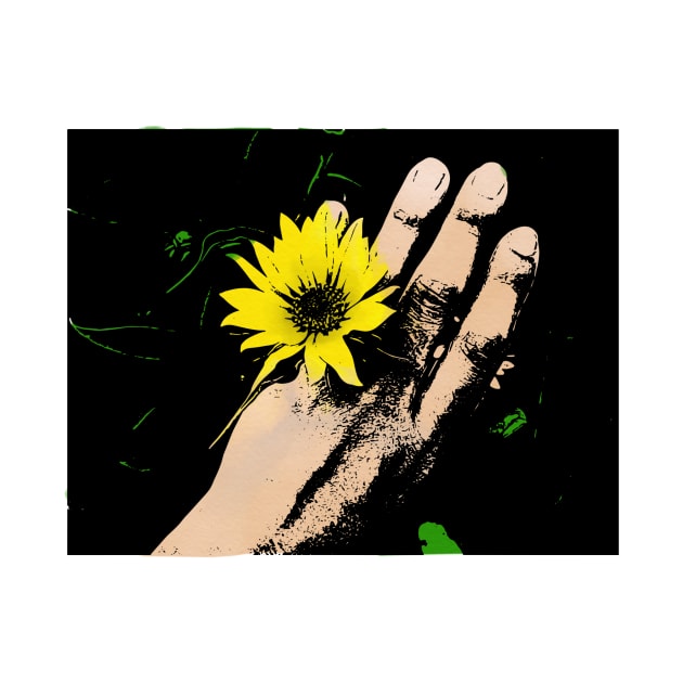 Flower Hand by KateVegaVisuarts