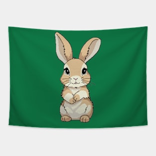 Cute shy light brown bunny Tapestry