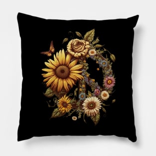 Peace Daisy Pillow