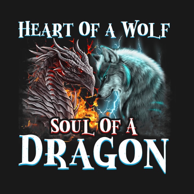 Heart Of Wolf Soul Of A Dragon Cool dragon wolf warrior by omorihisoka