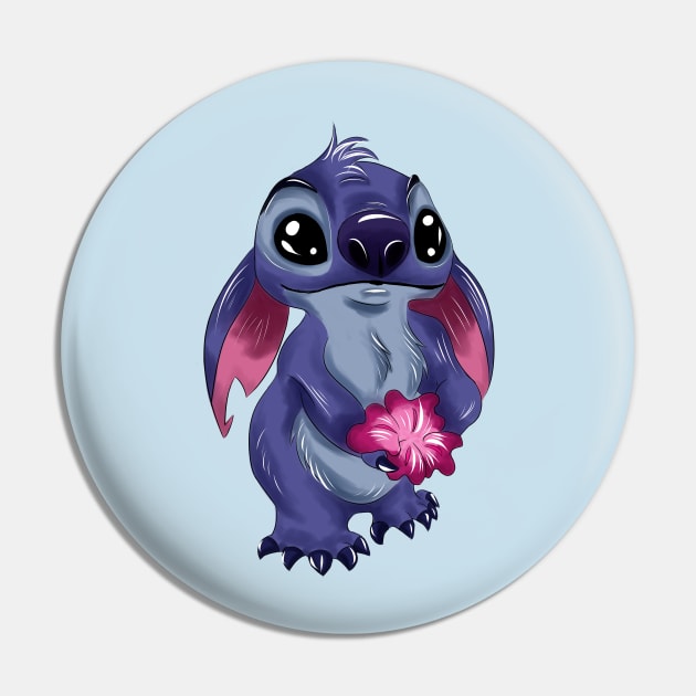 Lilo & Stitch — Stitch Pin by OCDVampire