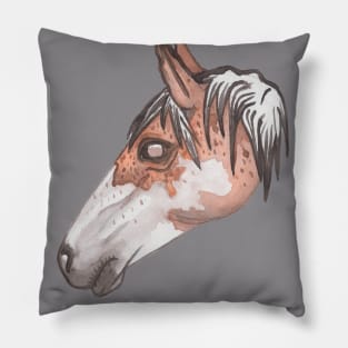 Brown Horse Pillow