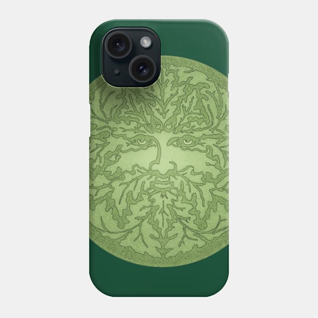 Greenman Of The Forest Phone Case by LittleBunnySunshine