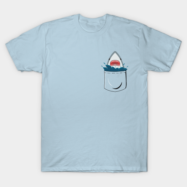 Discover Shark in a Pocket - Shark Attack - T-Shirt