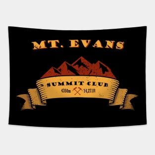 Mount Evans Summit Club Mountaineer Gift Tapestry