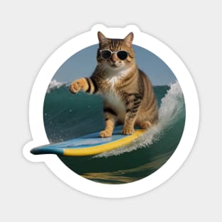 SURFER CAT Magnet