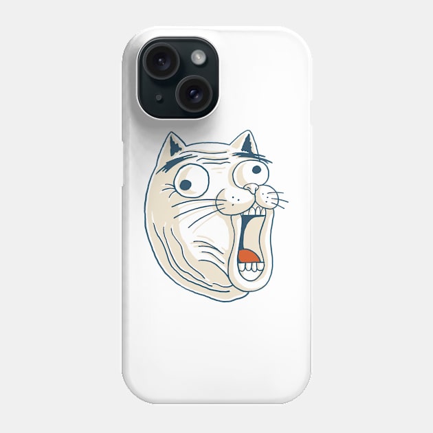 Cat LOL Phone Case by quilimo