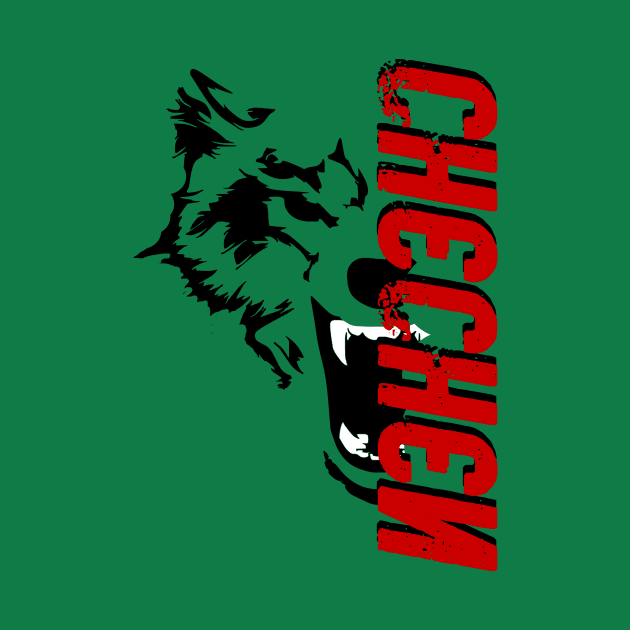 Chechnya wolf Chechen fighter by Jakavonis