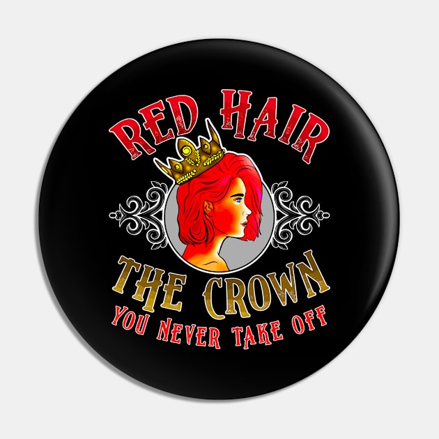 Red Hair: The Crown You Never Take Off Redhead Pin by theperfectpresents