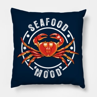 Seafood lover - Crab illustration Pillow