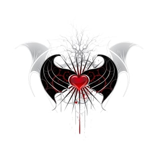 Red Heart of a Vampire ( Vampire Heart ) T-Shirt