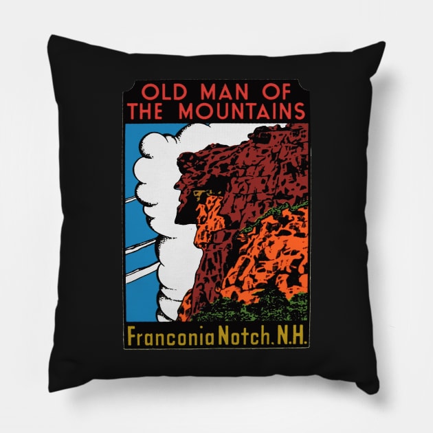Franconia Notch NH Pillow by zsonn
