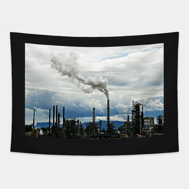 Cherry Point Refinery Tapestry by kchase