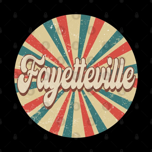 Circle Design Fayetteville Proud Name Birthday 70s 80s 90s Styles by Friday The 13th