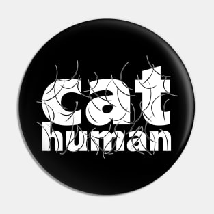 Cat Human Black Hair Pin