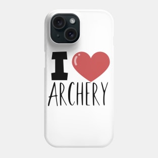 I love archery Phone Case