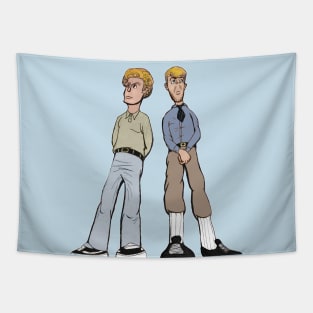 JCP Two Bois - Colored Tapestry