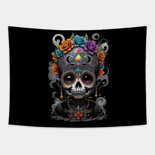 Spooky Kidz  - Dia De Los Muertos Tapestry