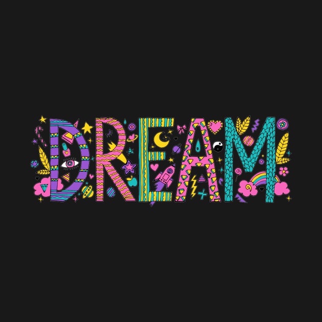 Cute Beautiful Designer Dream Quote - Positive Quotes by Squeak Art