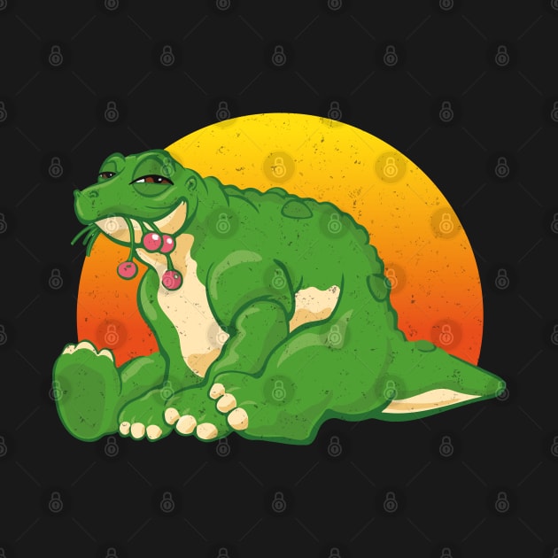 Spike Retro Vintage Japanese Land Before Time by Julorzo