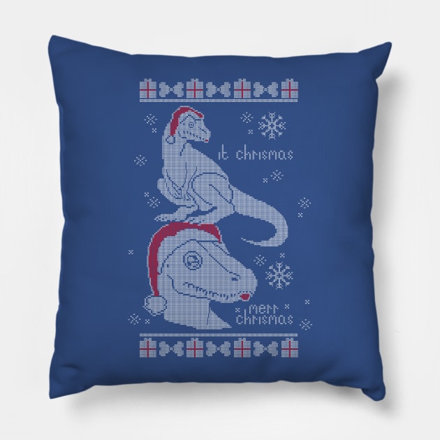 It Chrismas (Sweater) Pillow by bekkie