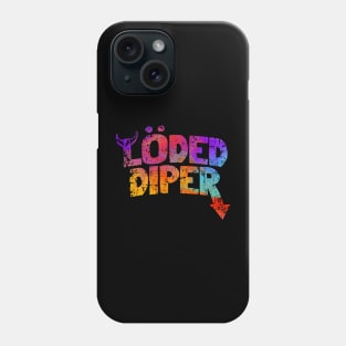 COLOR VINTAGE LODED DIPER Phone Case