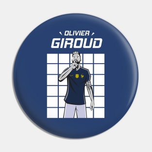 Giroud FRA 22 Football Celebration Pin