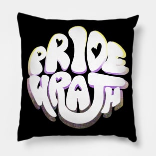 Pride and Wrath (Enby / Non-Binary Pride) Pillow